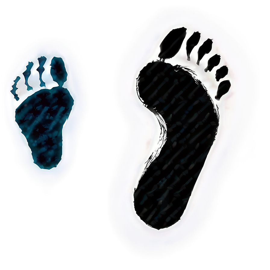 Creepy Mysterious Footprints Png 06202024