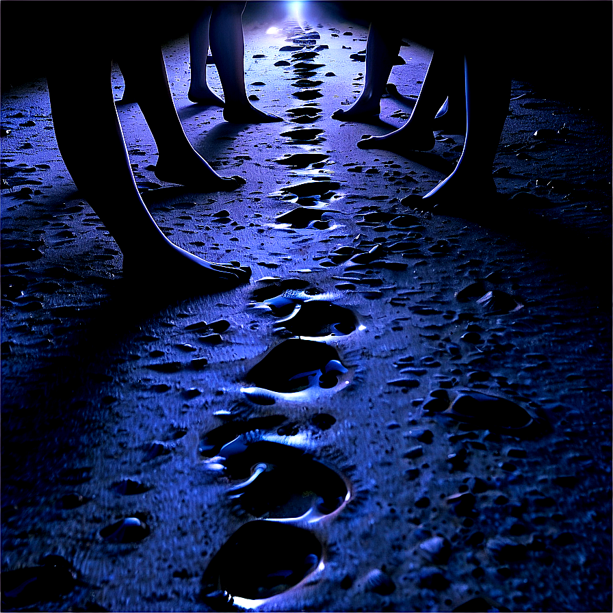 Creepy Mysterious Footprints Png Lwm