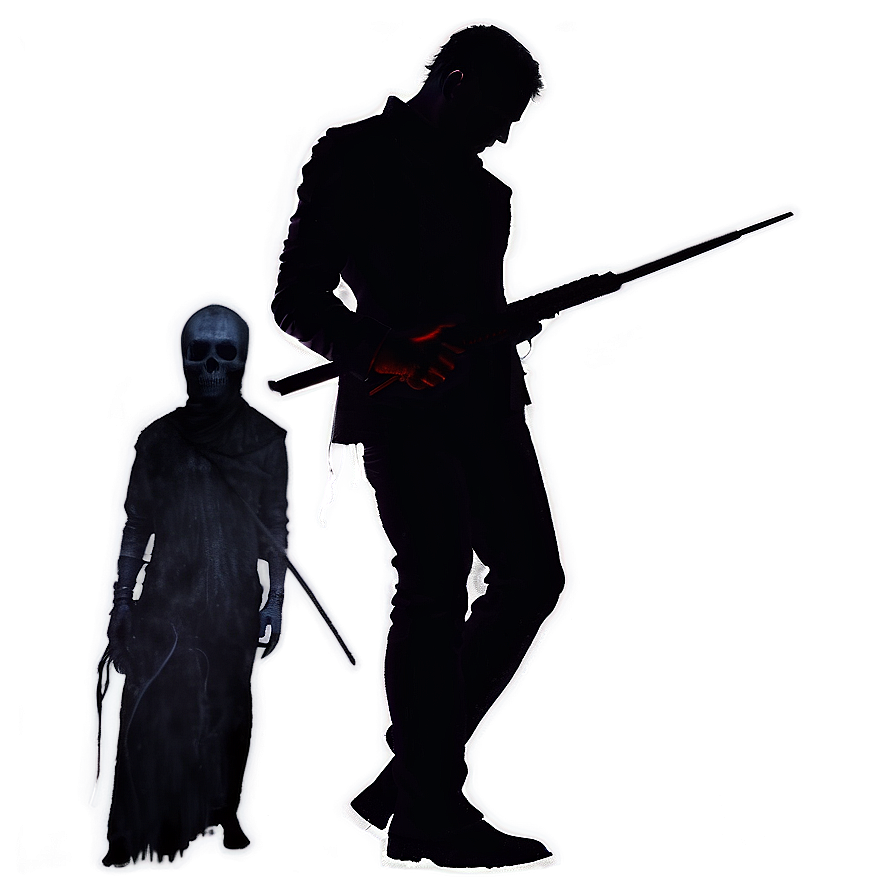 Creepy Phantom Silhouette Png Myc42