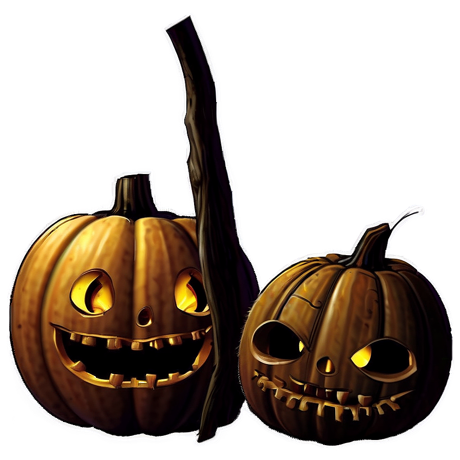 Creepy Pumpkin Patch Png 1