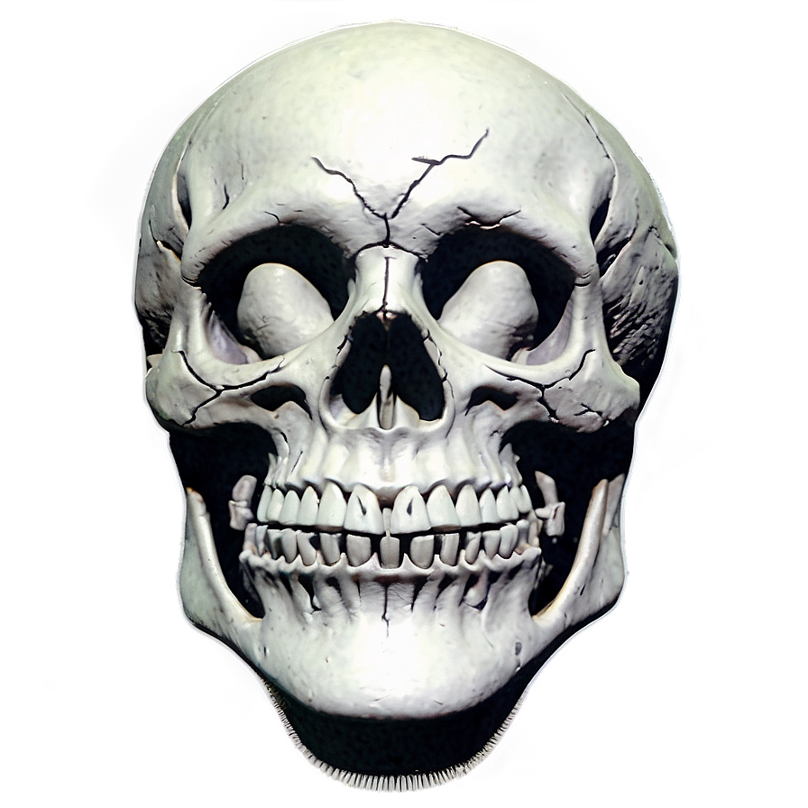 Creepy Skull Face Drawing Png Kjo7