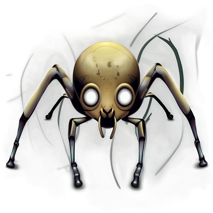 Creepy Spider Cartoon Png Lsg81