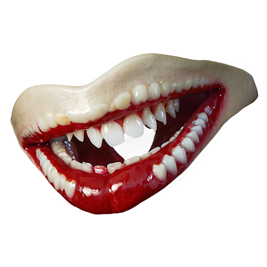 Creepy Vampire Fangs Png 06202024