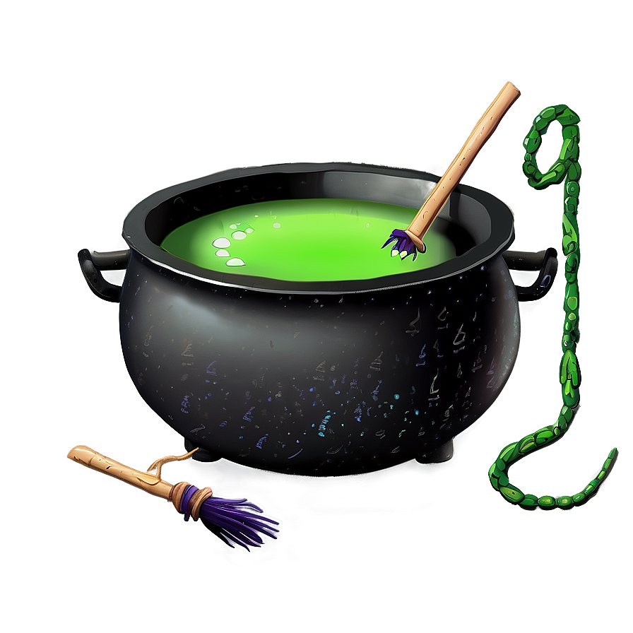 Creepy Witch Cauldron Png Lpq