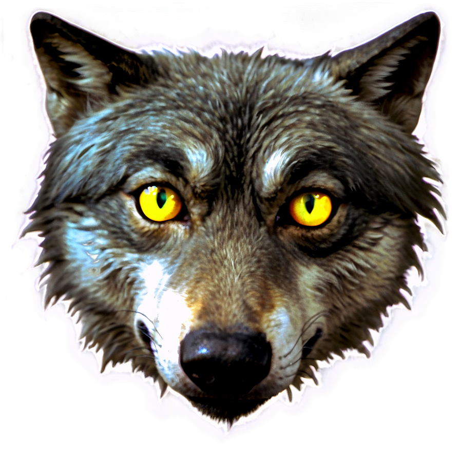 Creepy Wolf Eyes Png Mjr