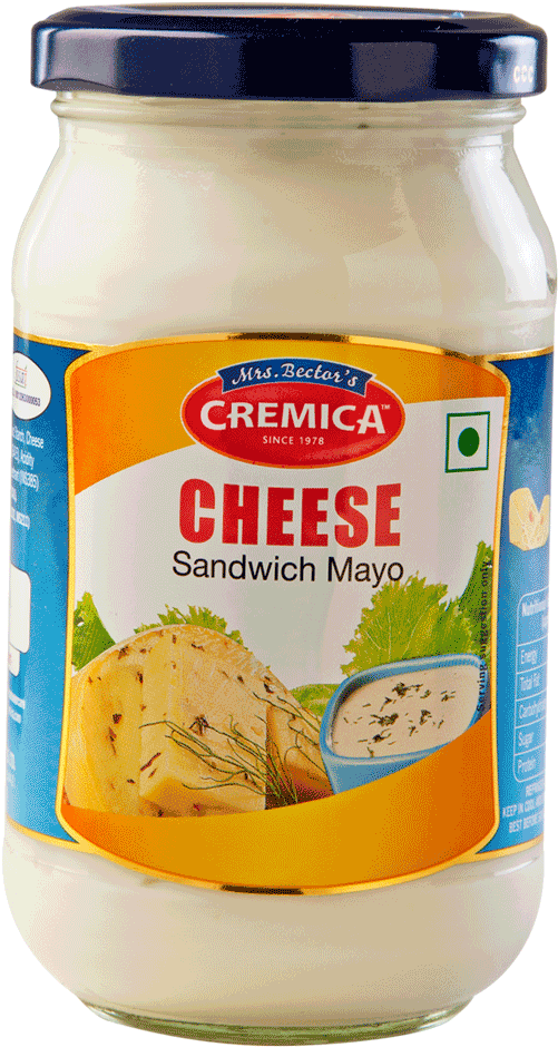 Cremica Cheese Sandwich Mayo Jar