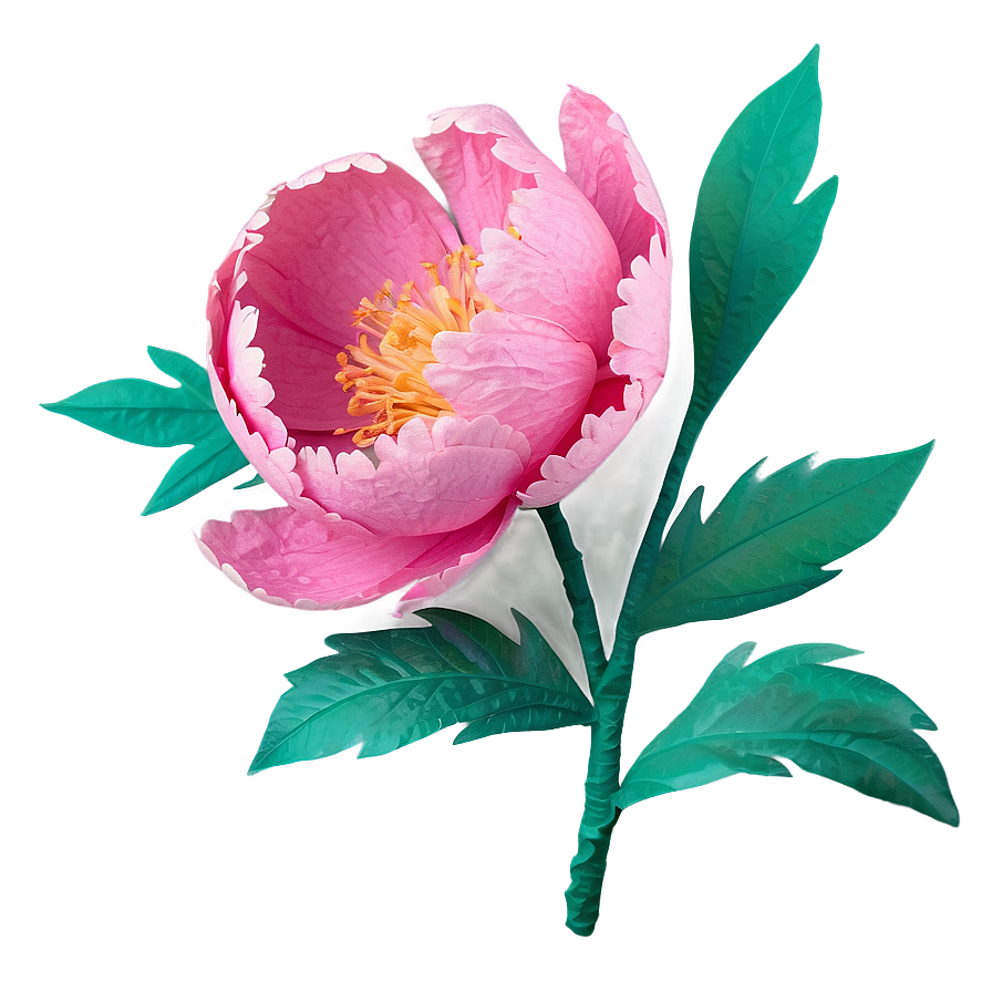 Crepe Paper Peony Png Oti61