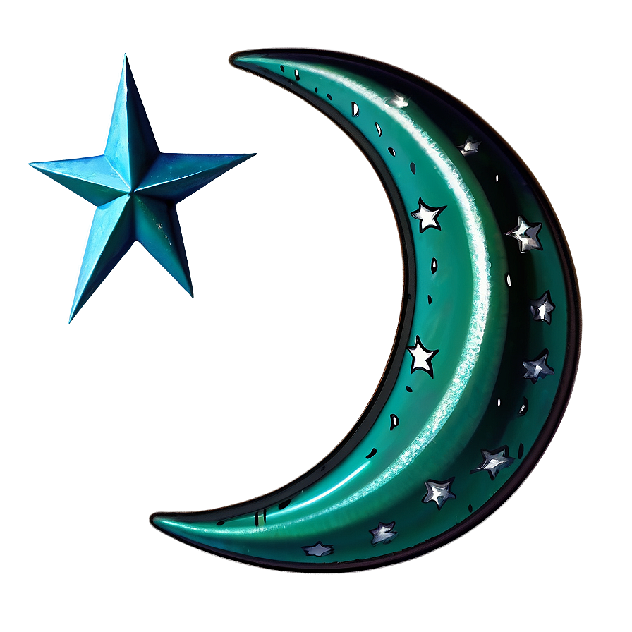 Crescent And Star Flag Png 33