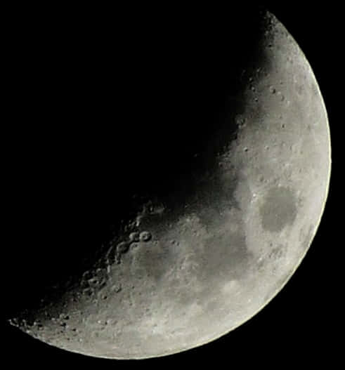 Crescent Moon Closeup