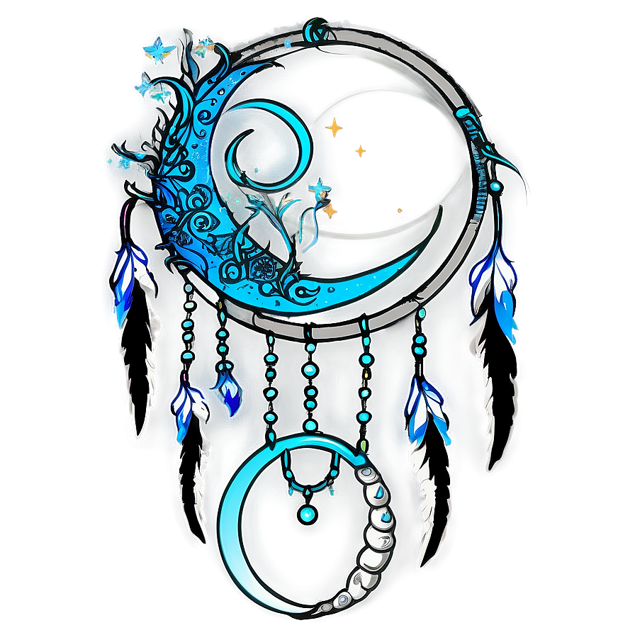 Crescent Moon Dreamcatcher Png Myp92