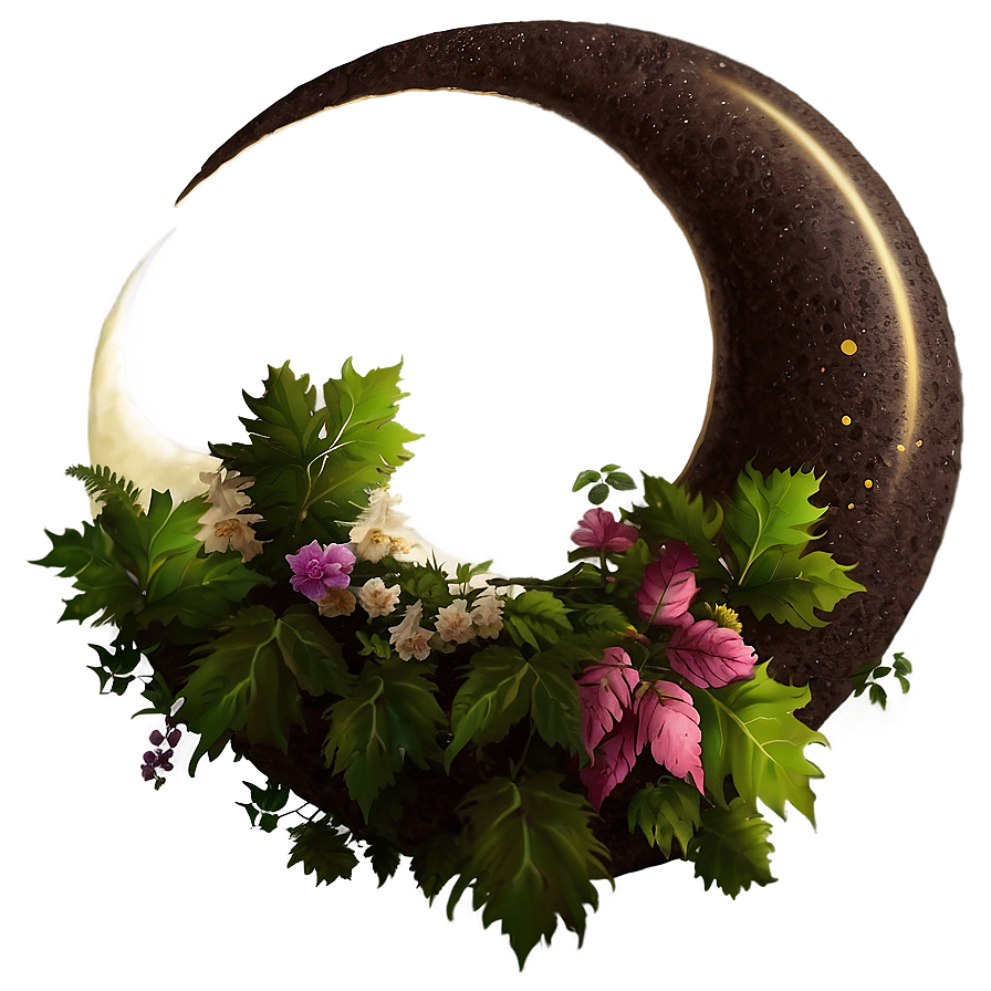 Crescent Moon Fantasy Art Png Vjn