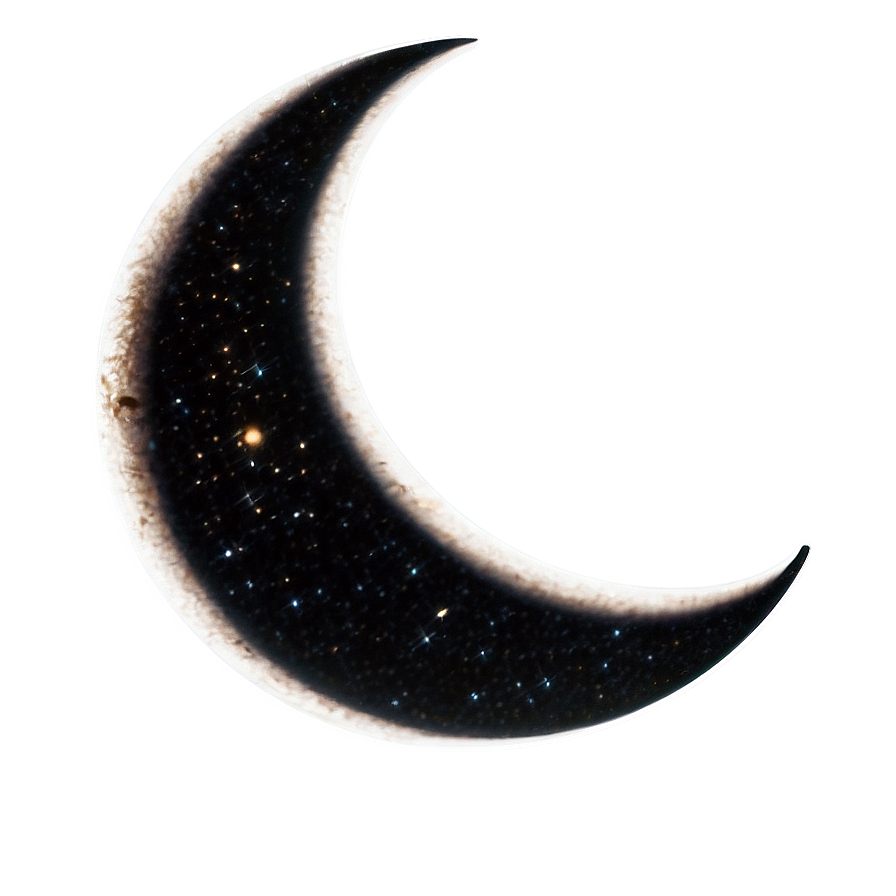 Crescent Moon Illustration Png 5