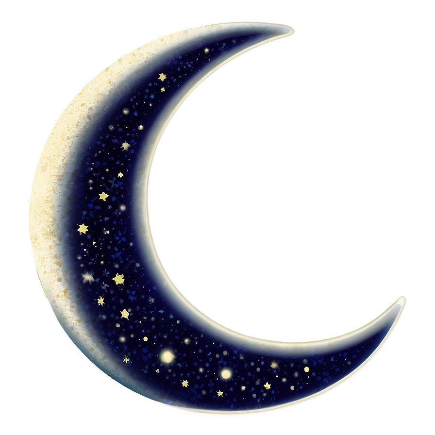 Crescent Moon Illustration Png Yag