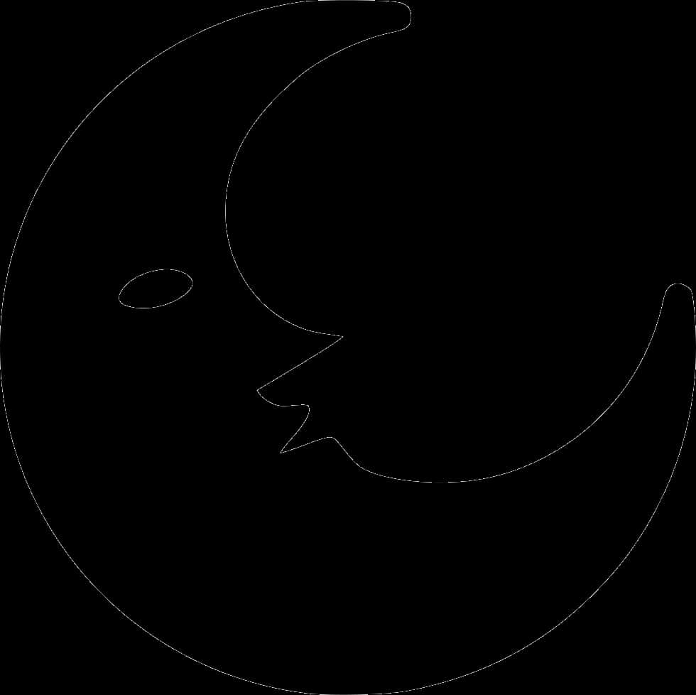 Crescent Moon Kiss Graphic