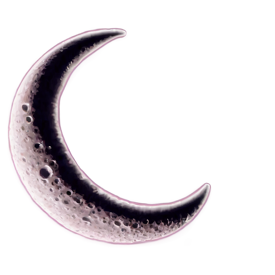 Crescent Moon On Velvet Sky Png Ebw62