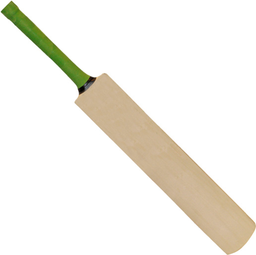 Cricket Bat Isolatedon Blue Background