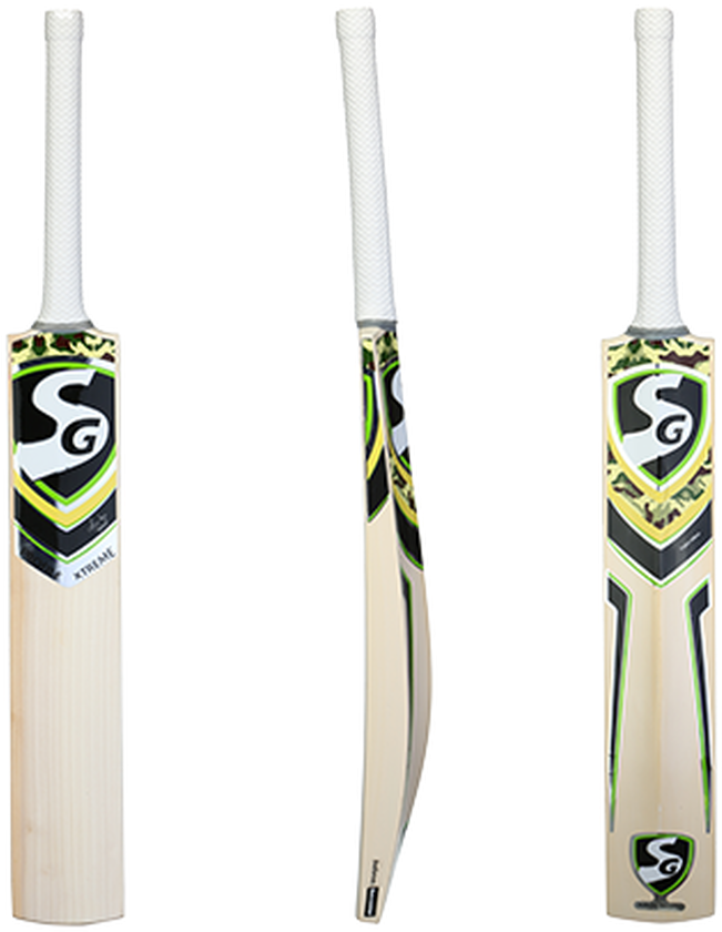 Cricket Bat Three Views S G Brand