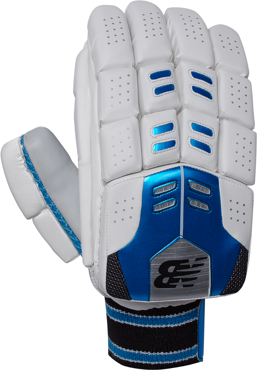 Cricket Batting Glove Blue White