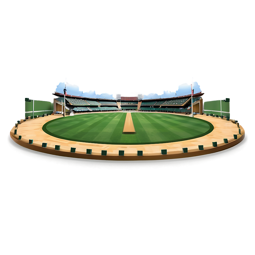 Cricket Pitch Illustration Png Ify95