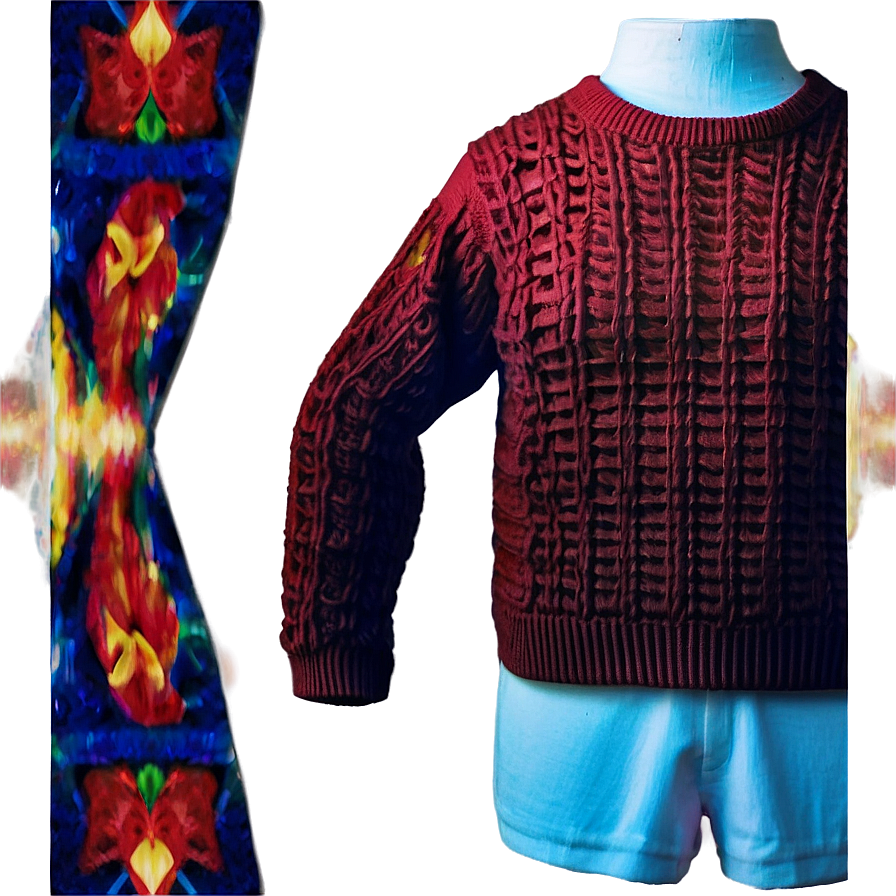 Crimson Red Sweater Png Cwf