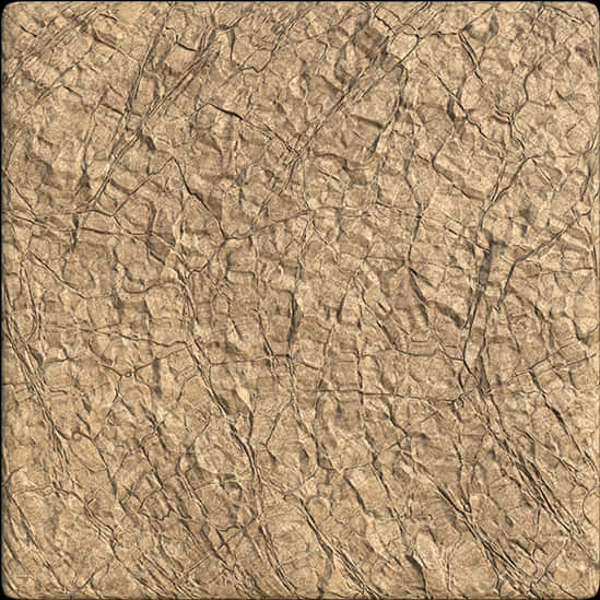 Crinkled Brown Paper Texture