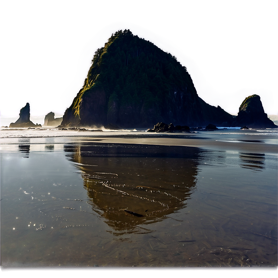 Crisp Cannon Beach Morning Png Jqb