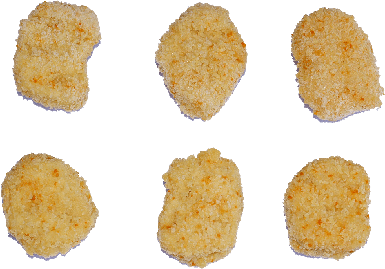 Crispy Chicken Nuggets Isolated