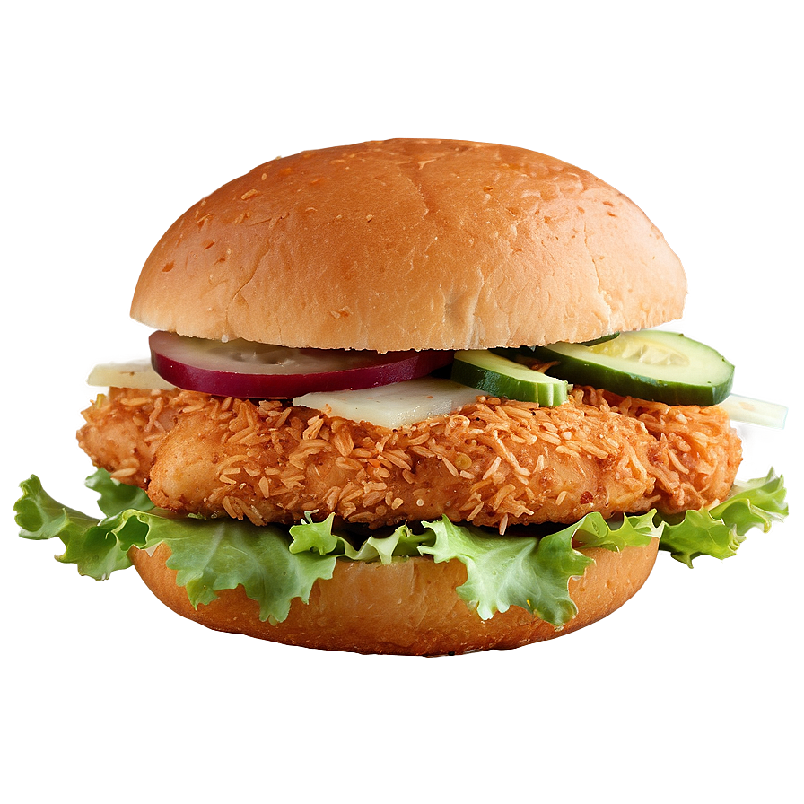 Crispy Chicken Sandwich Recipe Png 35