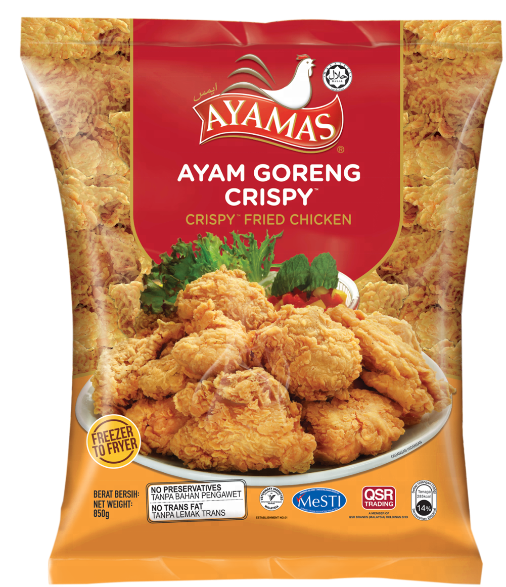 Crispy Fried Chicken Packaging Ayamas