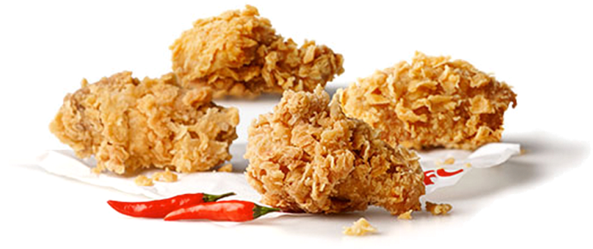 Crispy Fried Chicken Pieces