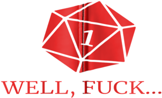 Critical Failure D20 Dice