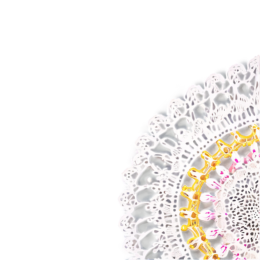 Crochet Doily Border Png Stw