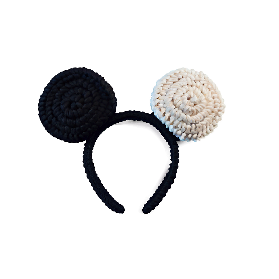 Crochet Mickey Mouse Ears Png 06122024