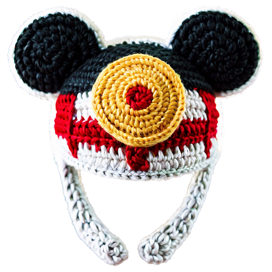 Crochet Mickey Mouse Ears Png 06122024