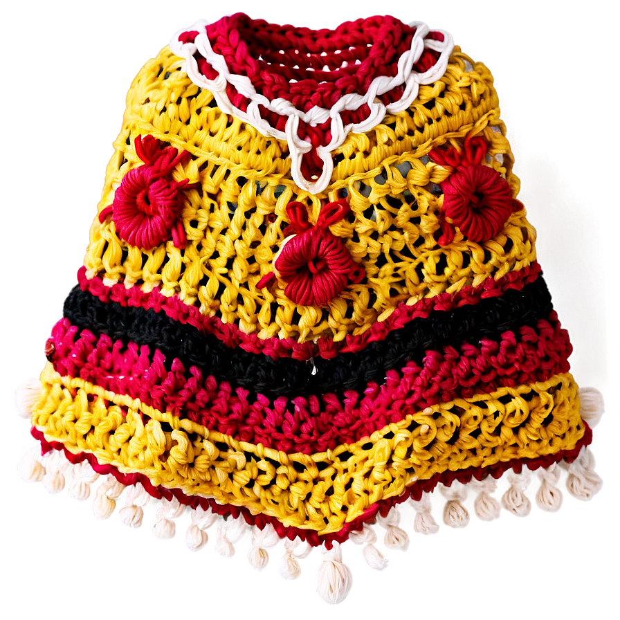 Crochet Poncho Detail Png 75