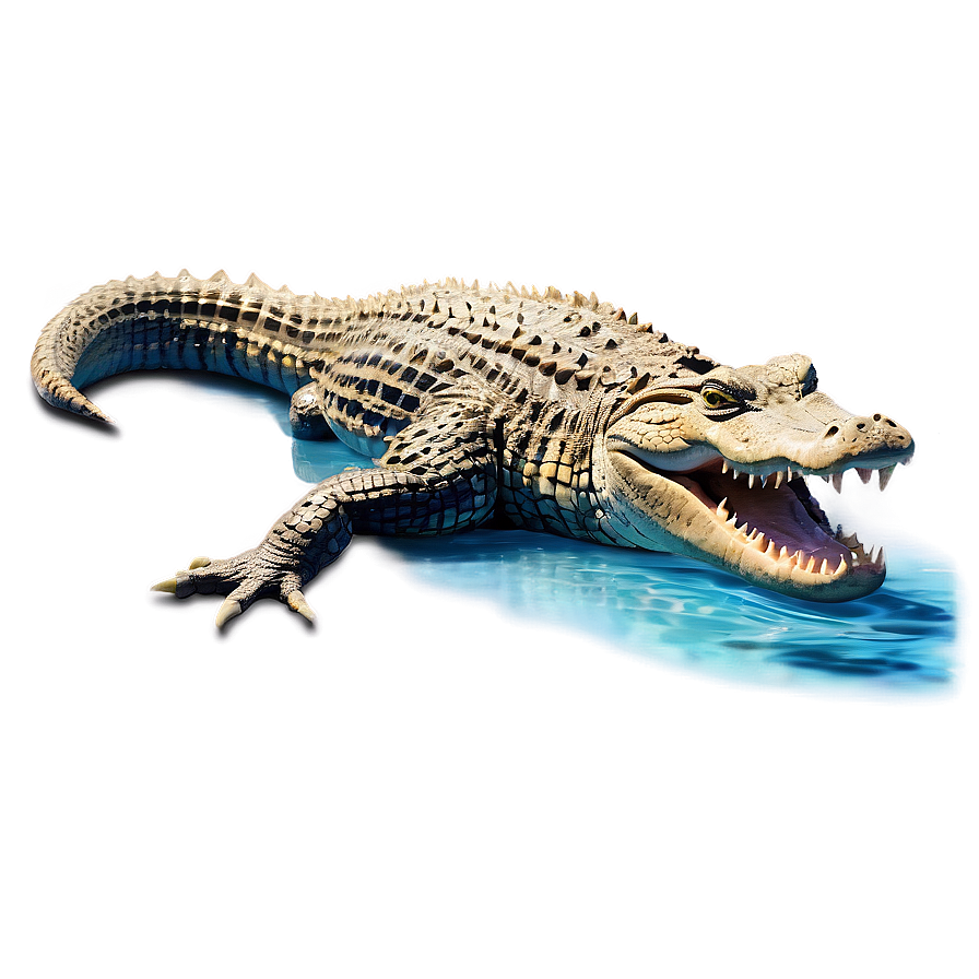 Crocodile In Water Png 06112024