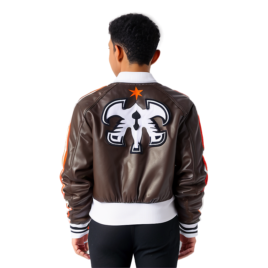 Cropped Bomber Jacket Png 8