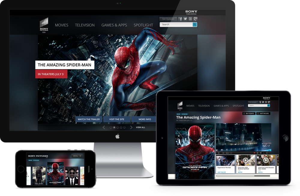 Cross Device Display Spiderman Movie