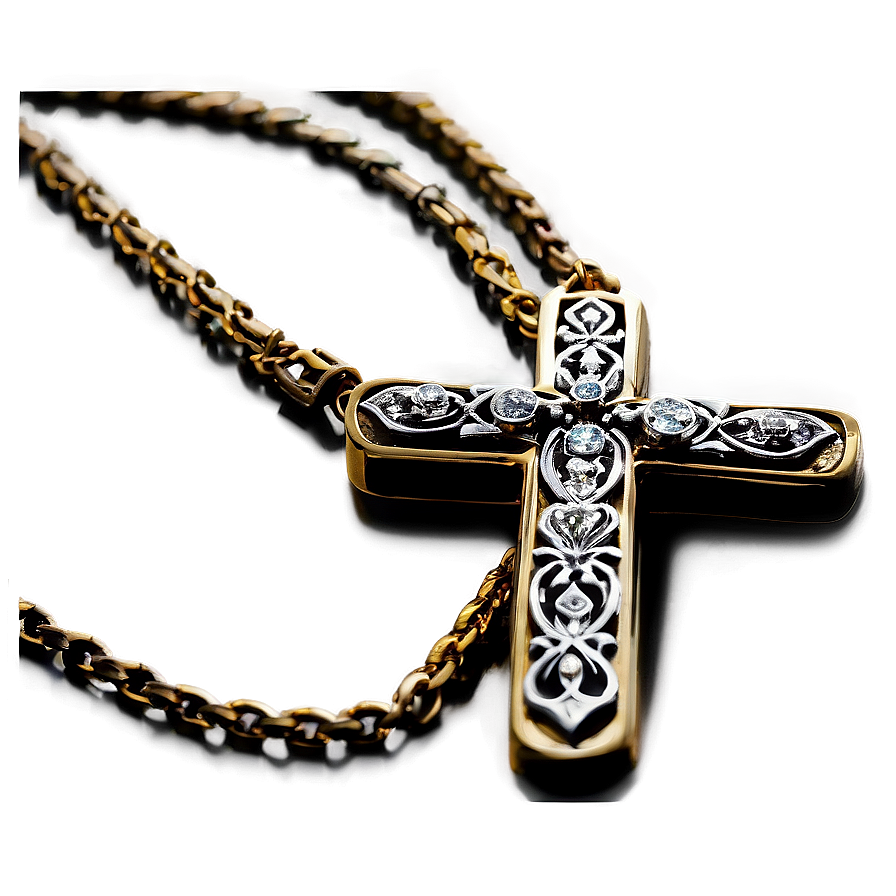 Cross Necklace Png 06292024