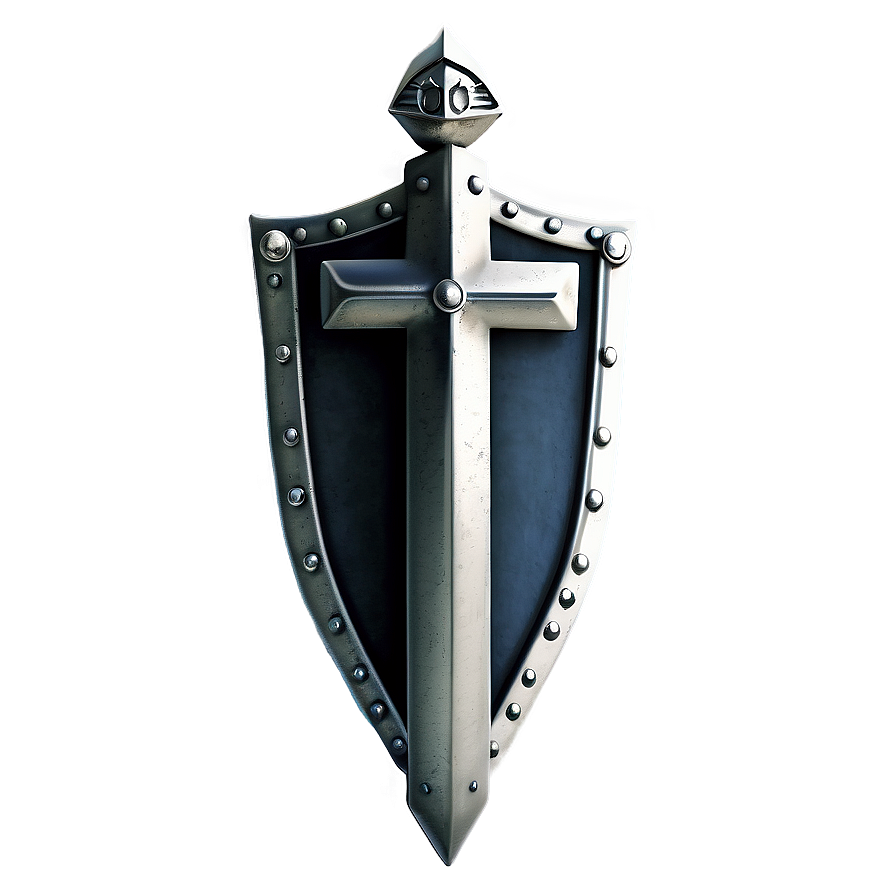 Cross Shield Vector Png 06262024