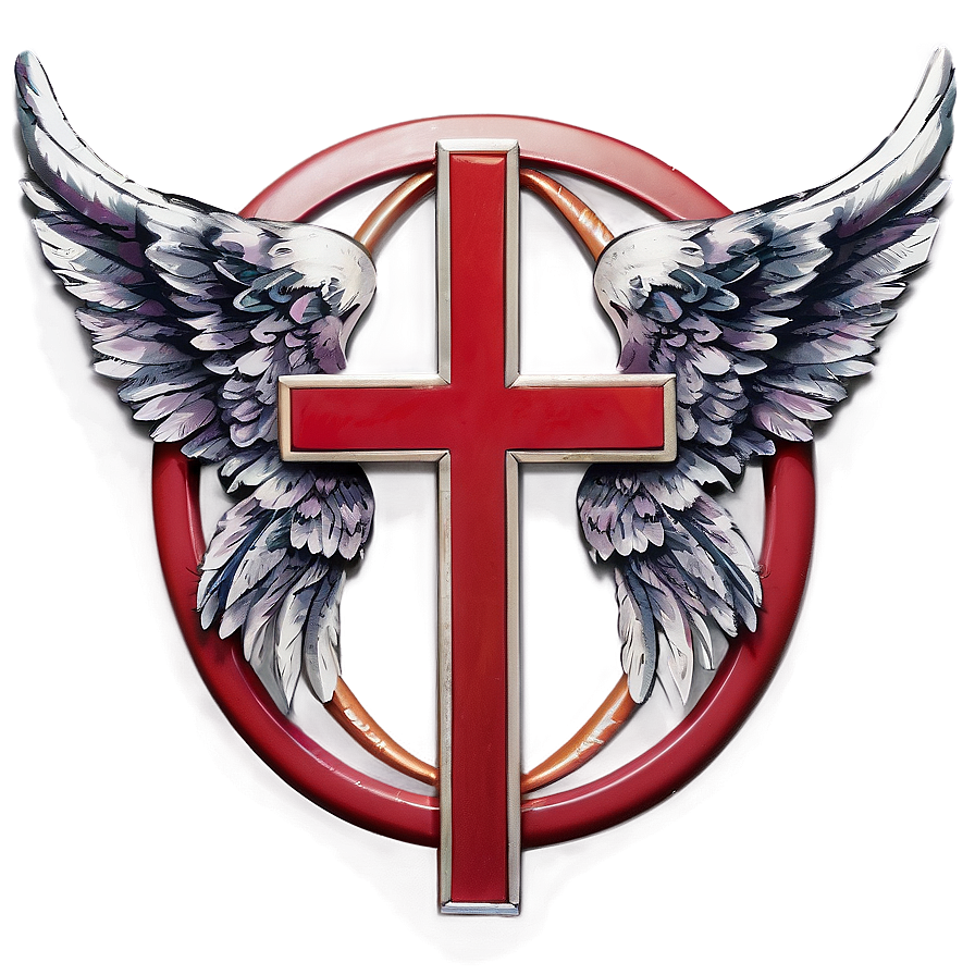 Cross With Wings Png 06292024