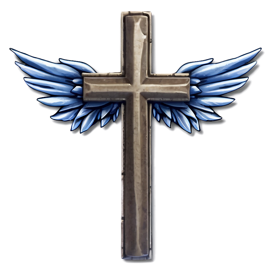 Cross With Wings Png Ccx