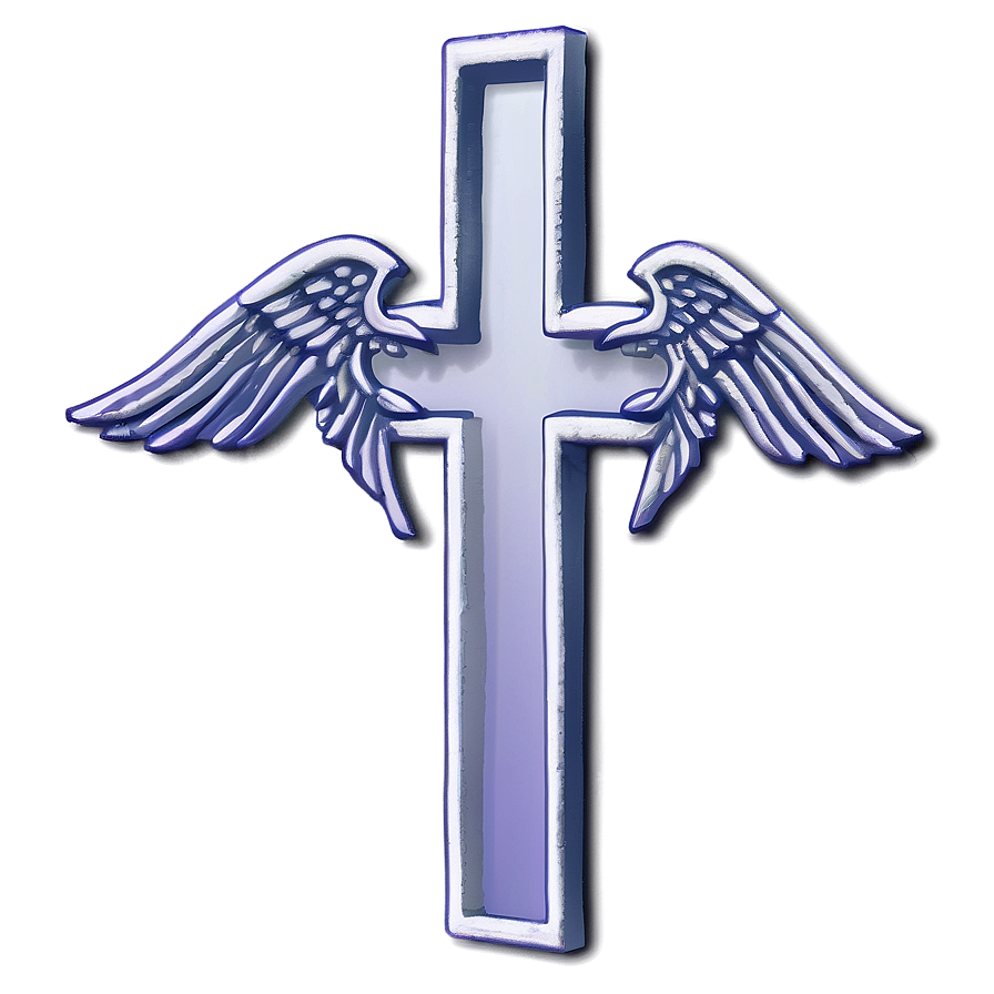 Cross With Wings Png Ctx37