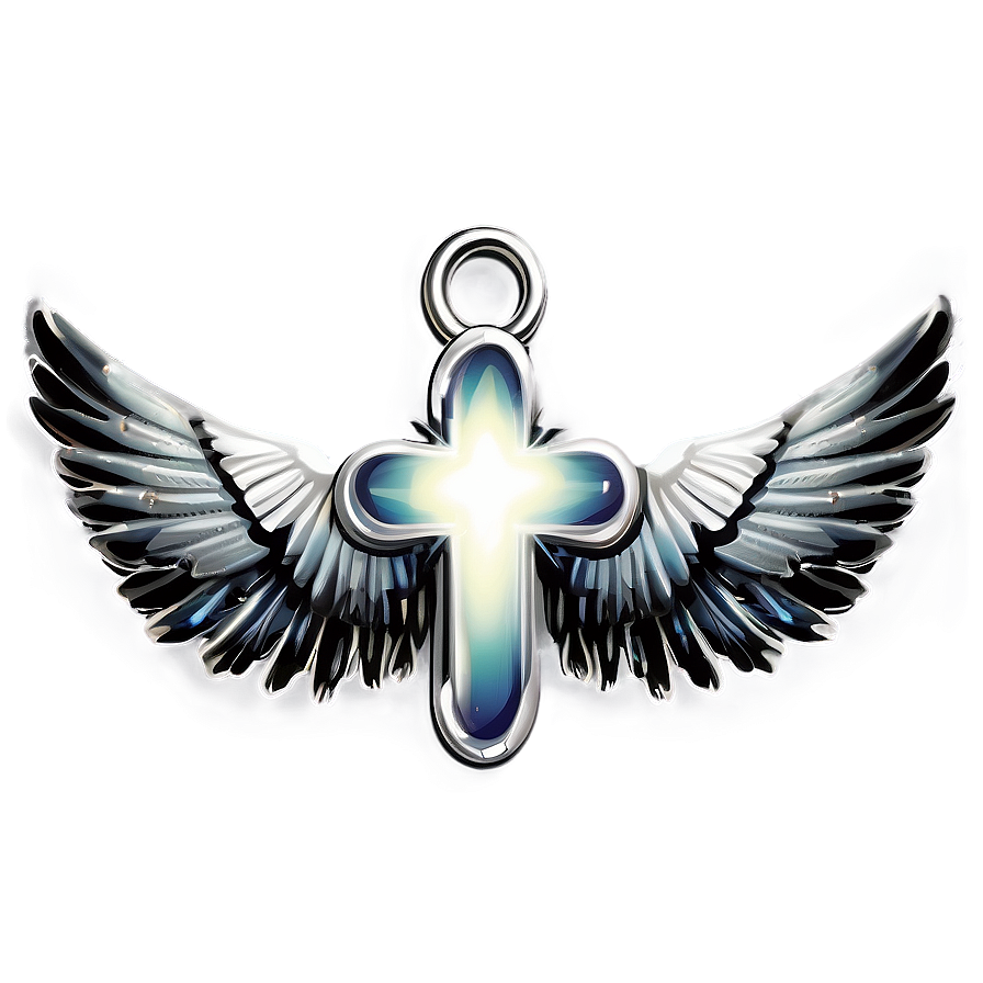 Cross With Wings Png Oqx