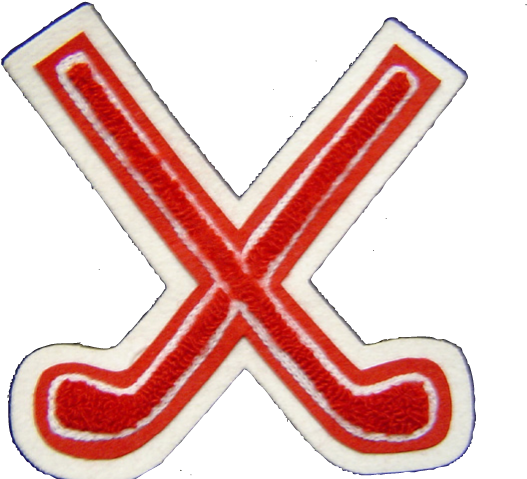 Crossed Golf Clubs Embroidery Patch