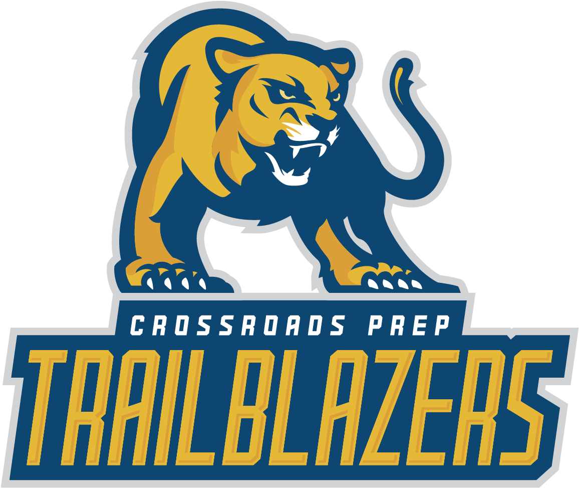 Crossroads Prep Trailblazers Mascot Logo