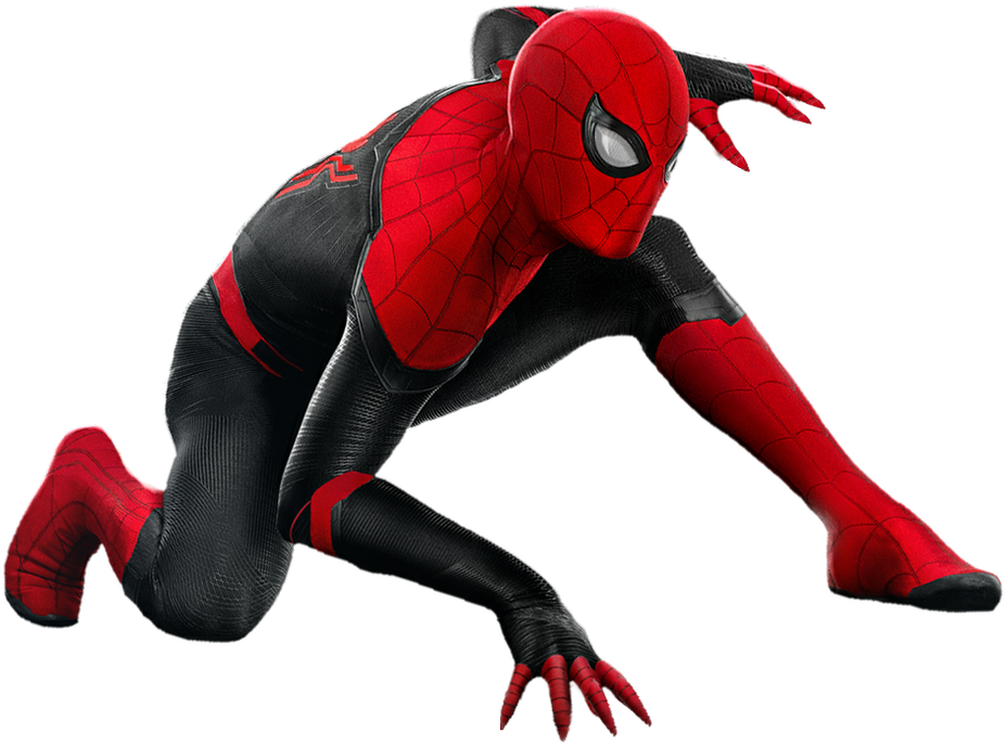 Crouching Spider Man Pose