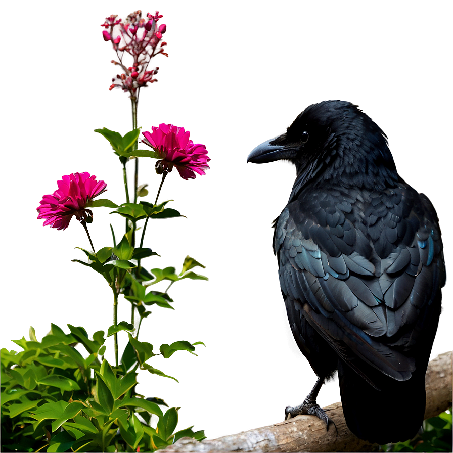 Crow In Nature Png 57