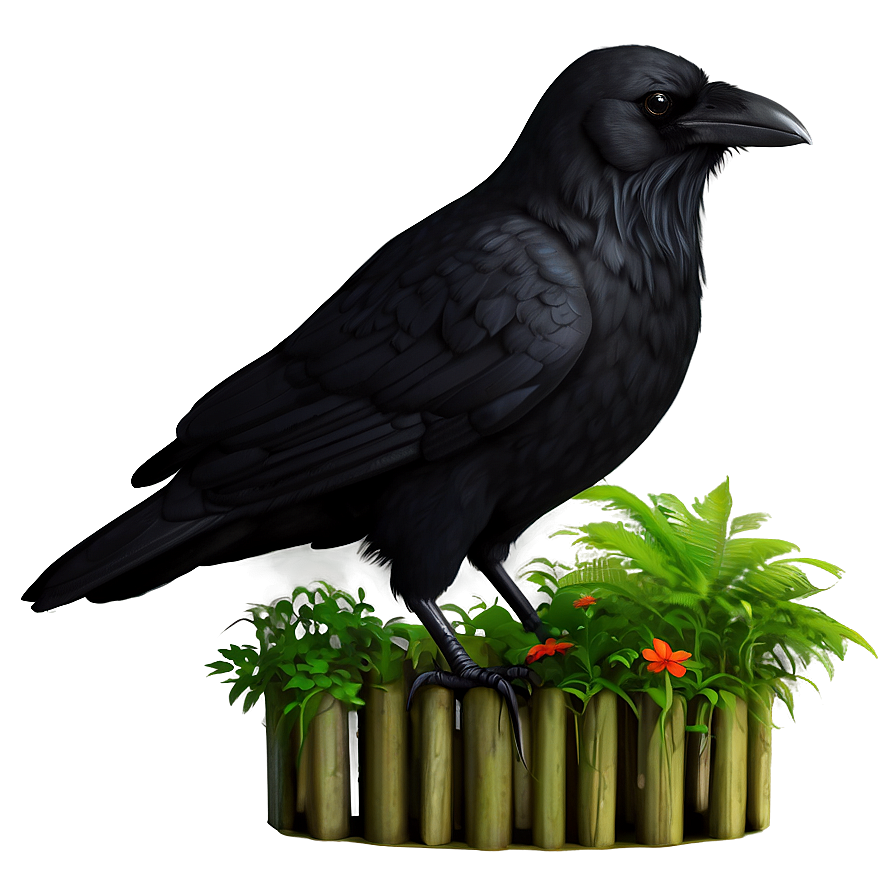 Crow In Nature Png 58