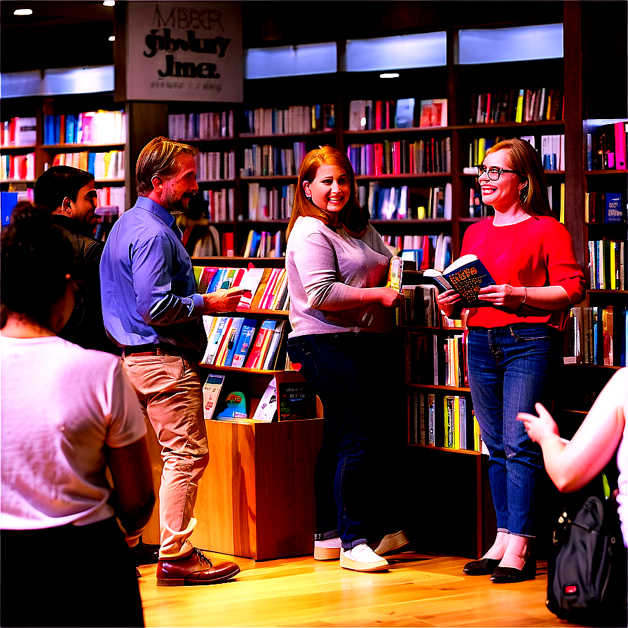 Crowded Bookstore Event Png Yss71